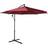 OutSunny 3 meter Cantilever Umbrella Garden Banana Parasol