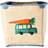 Rice Large Raffia Basket Van and Carrot