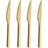 Aida Raw steak knife 4-pack Gold Knife Set