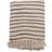 Bloomingville Plaid Eia Tæppe Sort, Naturfarvet, Beige