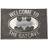 DC Comics Batman Doormat Welcome to the Batcave Sølv, Sort