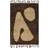 ferm LIVING Abstract Small Rug Vit, Brun 80X120cm