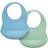 Summerville Bib Silicone Blue/Green 2-pack