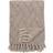 Bloomingville Plaid "Ghina" m/ råhvidt Tæppe Hvid, Naturfarvet, Beige, Grå