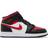 Nike Air Jordan 1 Mid GS - Black/White/Fire Red