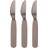 Filibabba Silicone Knife 3-pack Warm Grey