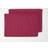 Homescapes Cotton Plain Plum Pack 2 Place Mat Purple