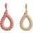 OYOY Mellow Skeer 2-pak Vanilla/rosa Børnebestik Silikone Vanilje M107192