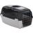 vidaXL 61 40 L W H Pet Carrier Grey and Black 61x40x38 PP Pet Transport Box Dog Carrier