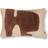 ferm LIVING Lay Pude Komplet pyntepude Beige, Brun (60x40cm)