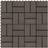 vidaXL terrassefliser 11 stk. WPC 30 x 30 cm 1 m2 mørkebrun