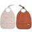 Filibabba Chestnuts Bib with Tie 2-pack