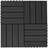 vidaXL terrassefliser 11 stk. WPC 30 x 30 cm 1 m2 sort