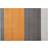 Tica Copenhagen Smudsmåtte Stripes Grå, Orange
