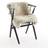 Natures Collection Premium langhåret Lammeskind 100 Beige, Hvid