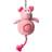 House of paws Cord Pig Dog Toy with Spiky Ball