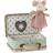 Maileg Angel Mouse in Suitcase Little sister