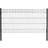 Hortus Panel Fence Set with X-decoration 200x100cm