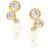 Hultquist Agnes Earrings - Gold/Pearl/Transparent