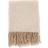 Venture Home Toby plaid Hvid/beige Tæppe Beige, Hvid (170x130cm)