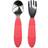 Bumkins Spoon & Fork Red 1 Set