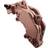 Foliatec Bremsekaliber Lak Vintage Copper 2k Pensel