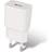 Maxlife USB-Lader 1A Hvid