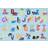 Eric Carle Home Dynamix Elementary Blue Alphabet 2'9 X 4'3 Area X