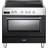 Witt Wic906bl Induktionskomfur Sort/glas Hvid