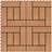 vidaXL 11 pcs Decking Tiles WPC 30x30 cm 1 sqm Teak Colour