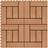 vidaXL Terrassefliser 11 Stk WPC 30 x 30 Cm 1 M2 Teakfarvet