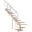 Dolle Dubai Kvartsvingstrappe Hvid 238-294 cm