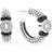 Lagos Ceramic 16mm Diamond Huggie Earrings