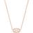 Kendra Scott Elisa Pendant Necklace - Rose Gold/Iridescent Drusy