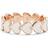 Pura Vida Love Hearts Band Ring - Rose Gold/Pink