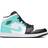 Nike Air Jordan 1 Mid M - White/Black/Tropical Twist