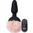 Tailz Bunny Tail Vibrerende Anal Plug med Fjernbetjening Sort