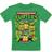 Kid's Teenage Mutant Ninja Turtles Group T-shirt - Green