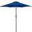 Christow Navy Garden Parasol Umbrella Steel