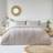 The Linen Yard The Linen Yard Stone Chevron Tuft Duvet Cover Beige, Grey