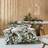 Linen House Exotic Botanical Duvet Cover White, Green