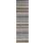 Oriental Weavers Carter Modern Stripe Hallway Runner White, Grey, Beige