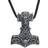 etNox hard and heavy Thor's Hammer Halskæde Unisex sølvfarvet