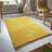 Oriental Weavers Softness Mustard Fluffy Yellow 60x120cm