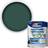Dulux Weathershield Exterior Quick Dry Satin Paint Wood Paint Green 0.75L