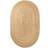 ferm LIVING Eternal Oval Jute Naturfarvet, Beige, Brun