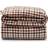 Lexington Checked Flannel Påslakan Brun, Vit (210x150cm)