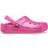 Crocs Kid's Classic Glitter Lined Clog - Fuchsia Fun/Multi