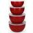 KitchenAid Misek Set of 4 Rød Skål
