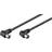Goobay Pro Angled antenna dB 2x shielded